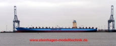 GFK Rumpf 7000 TEU Containerschiff GUDRUN MAERSK D-Klasse & M-Klasse - 1:200