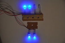 Martinshorn L mit Blaulicht Sirene Soundmodul Geräusch für Blaulicht Polizei Feuerwehr Modell