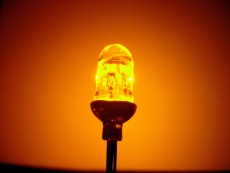 Cleverled RKL gelb 8mm Warnleuchte Rundumkennleuchte Gelblicht Rundumlicht ca. 1:25