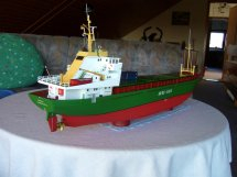 GFK Rumpf KÜMO JOHANNA Küstenmotorschiff - 1:80