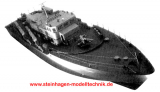 GFK Rumpf für Japanisches Schnellboot PT 150 / Torpedoboot 1:25 140 cm